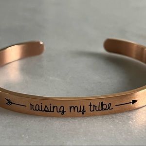 Raising My Tribe Cuff Bracelet